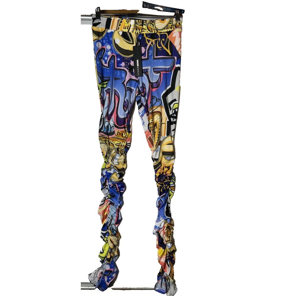 Fashion Nova Women's True Artist Stacked Leggings,‎ Size: M New w/Tags